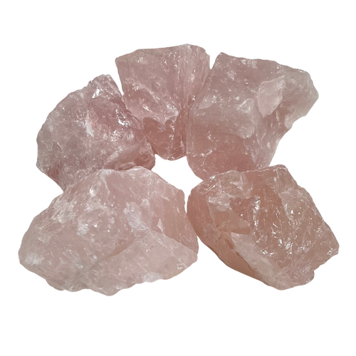Raw Crystal Chunks ROSE QUARTZ 2kg Bag A Grade