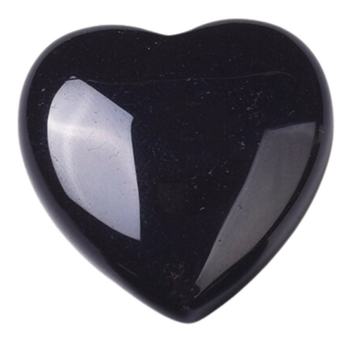 Black Obsidian Crystal Heart Individual