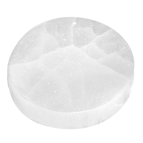 Crystal Charging Plate SELENITE White 10cm