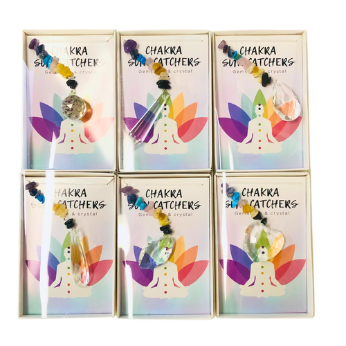 Chakra Gemstone & Crystal Sun Catcher