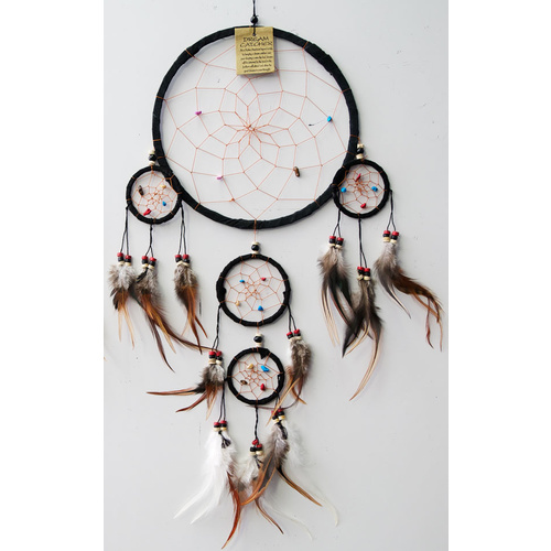 Dream Catcher LARGE Available in Turquoise, Rainbow, Black, White, Brown