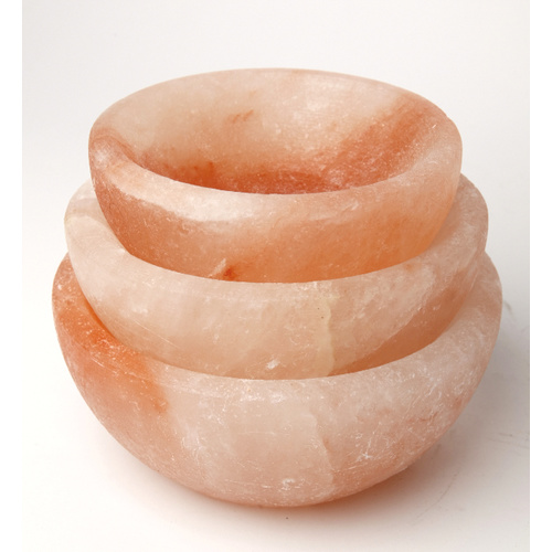 Himalayan Salt Bowl MIXED SET OF 3