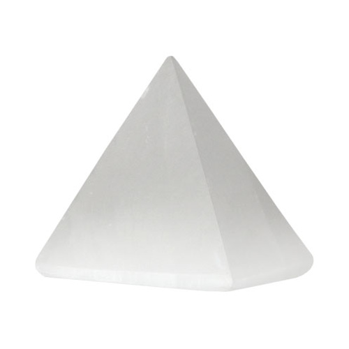Crystal Pyramid SELENITE white 5x5cm