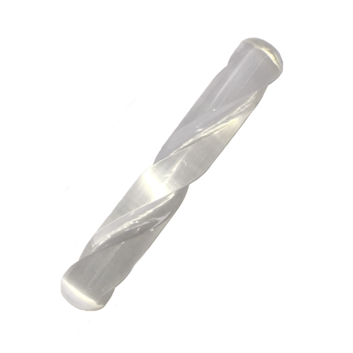 Crystal Massage Wand SELENITE Drill Shape