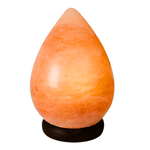 24V Himalayan Salt Lamp ANGEL TEARDROP Marble Base