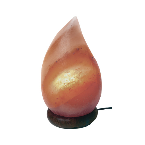 Himalayan Salt Lamp ANGEL TEARDROP Wood Base