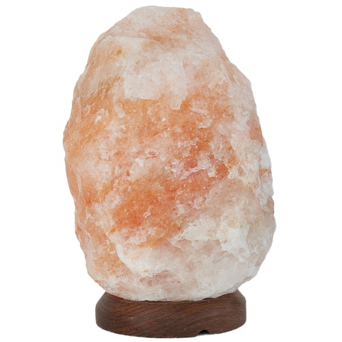 Himalayan Salt NATURAL ORNAMENT 16-18KG with Wooden Base