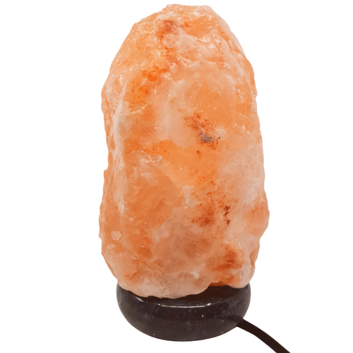 Himalayan Salt Lamp NATURAL 3-4KG Marble Base Low Voltage