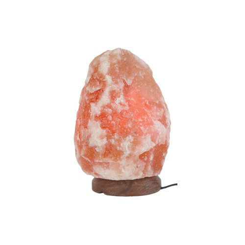Himalayan Salt Lamp 4-5KG NATURAL Wood Base