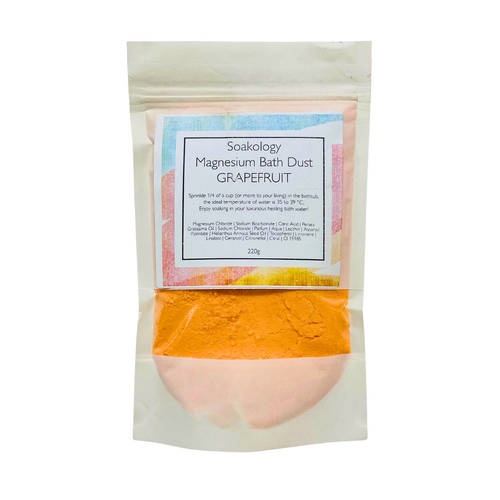 Soakology Magnesium Bath Dust GRAPEFRUIT 220g