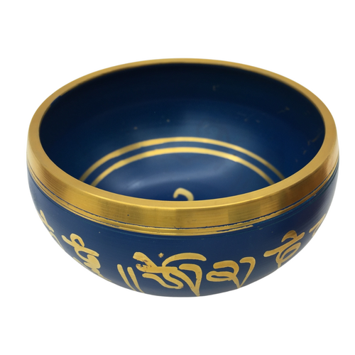 Tibetan Singing Bowl BLUE 12cm