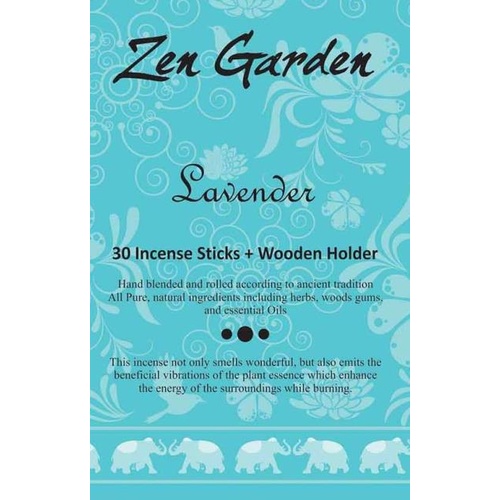 Zen Garden Incense - Lavender - Single Packet