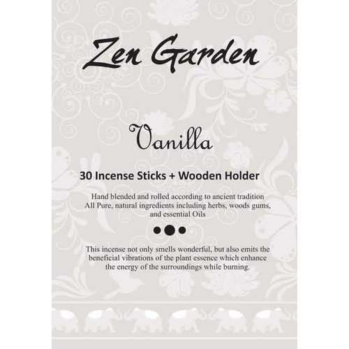 Zen Garden Incense VANILLA Single Packet