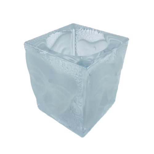 Buddha Tea Light Holder GLASS Small cube