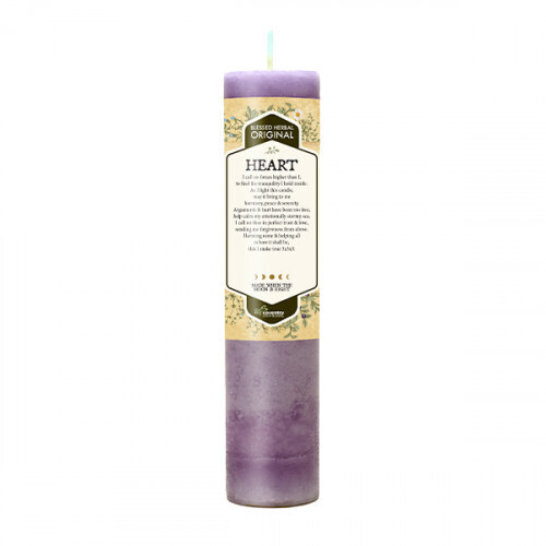 Blessed Herbal Candle HEART